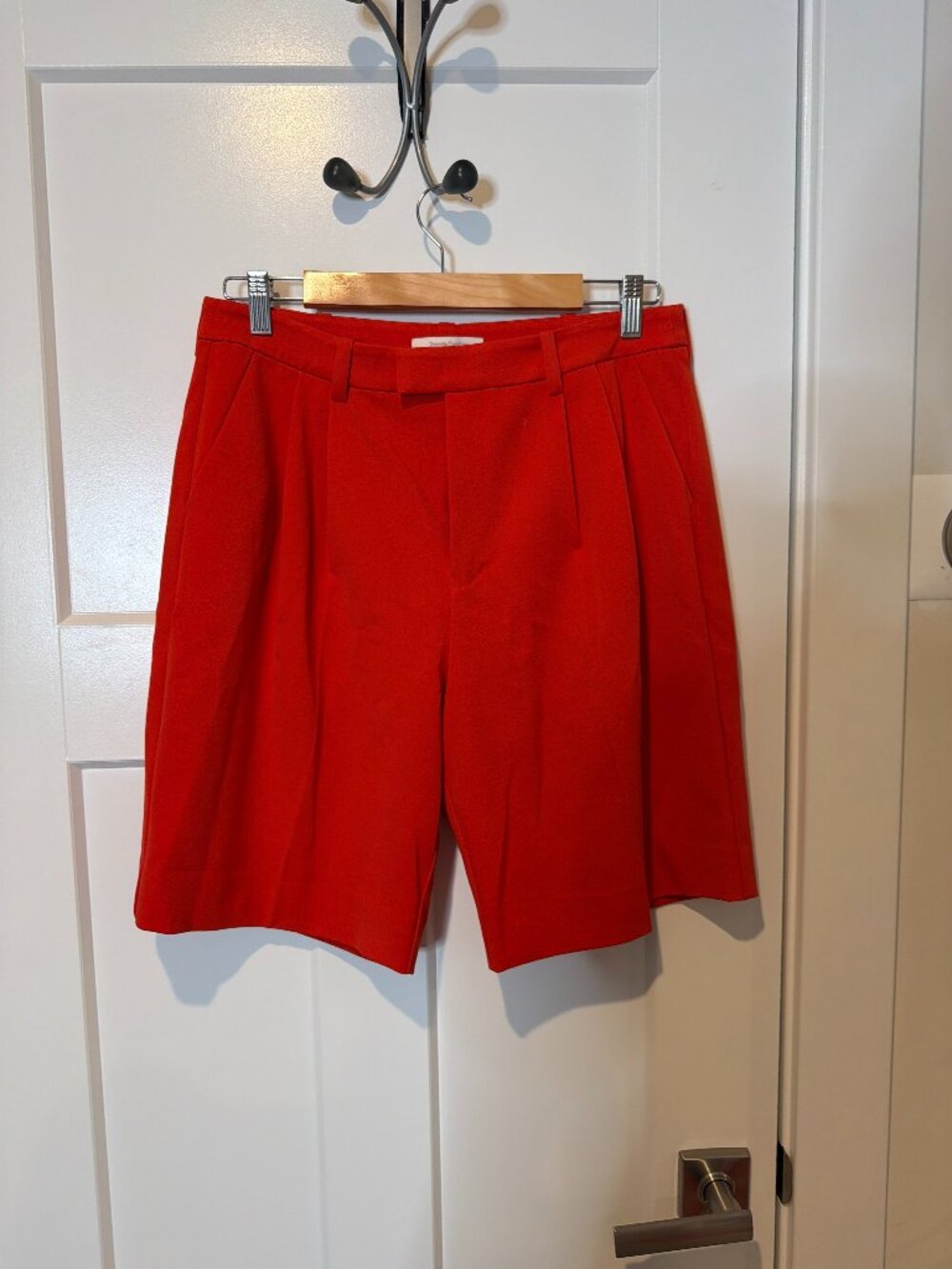 NWT Favorite Daughter Low Bermuda Short in Red Size 8